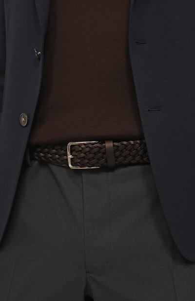 Кожаный ремень CORNELIANI, арт. 91V309-3120833, фото 2