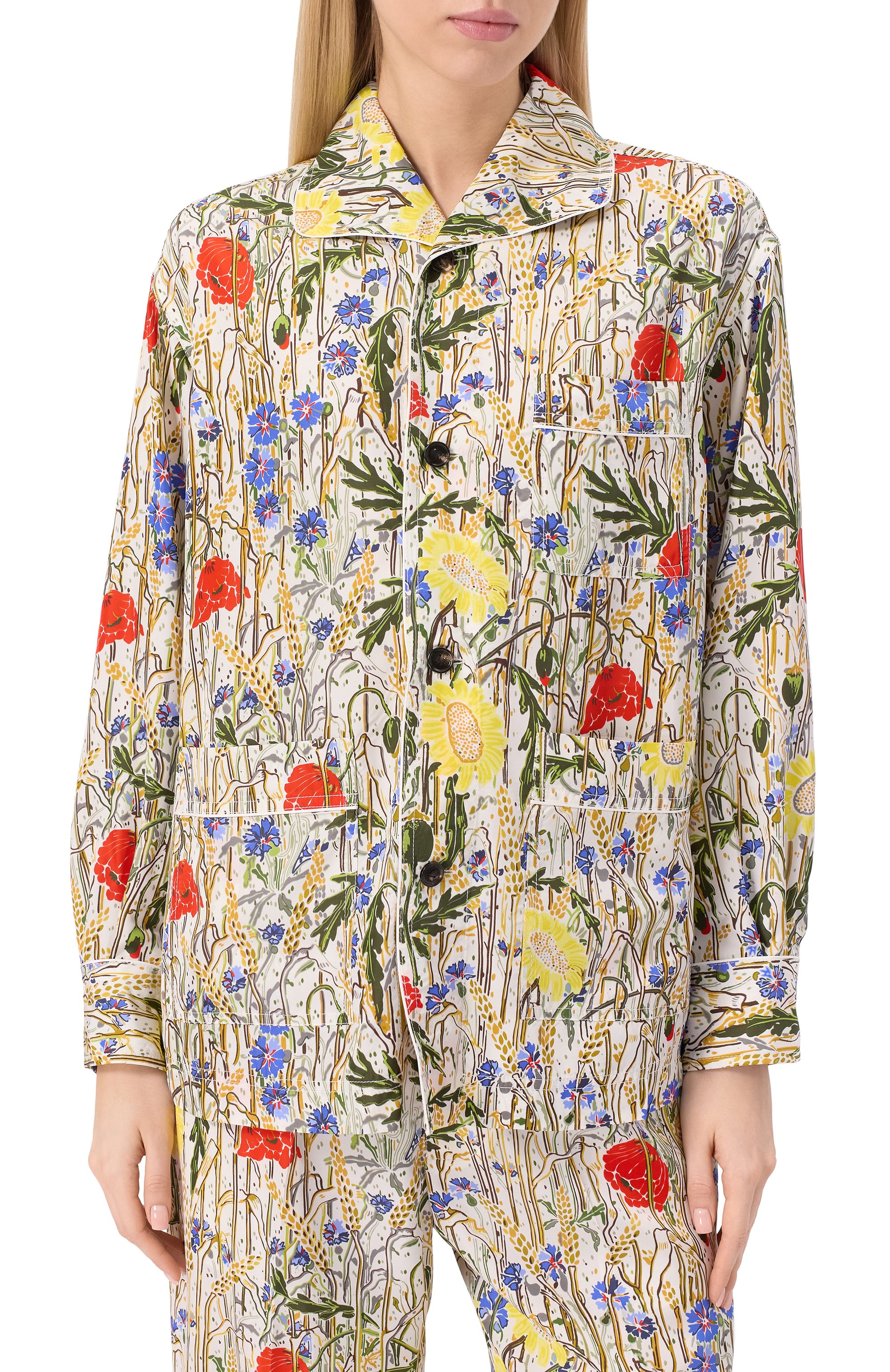 Пижама из виско�зы и шелка BOTTEGA VENETA, арт. 817460/V52Y0, фото 3