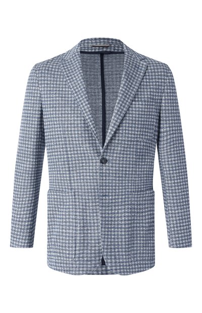Мужской пиджак изо льна и хлопка CANALI, арт. J0147/JJ02973