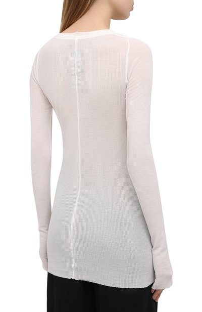Пуловер из вискозы и шелка RICK OWENS, арт. RP21S3202/RC, фото 4