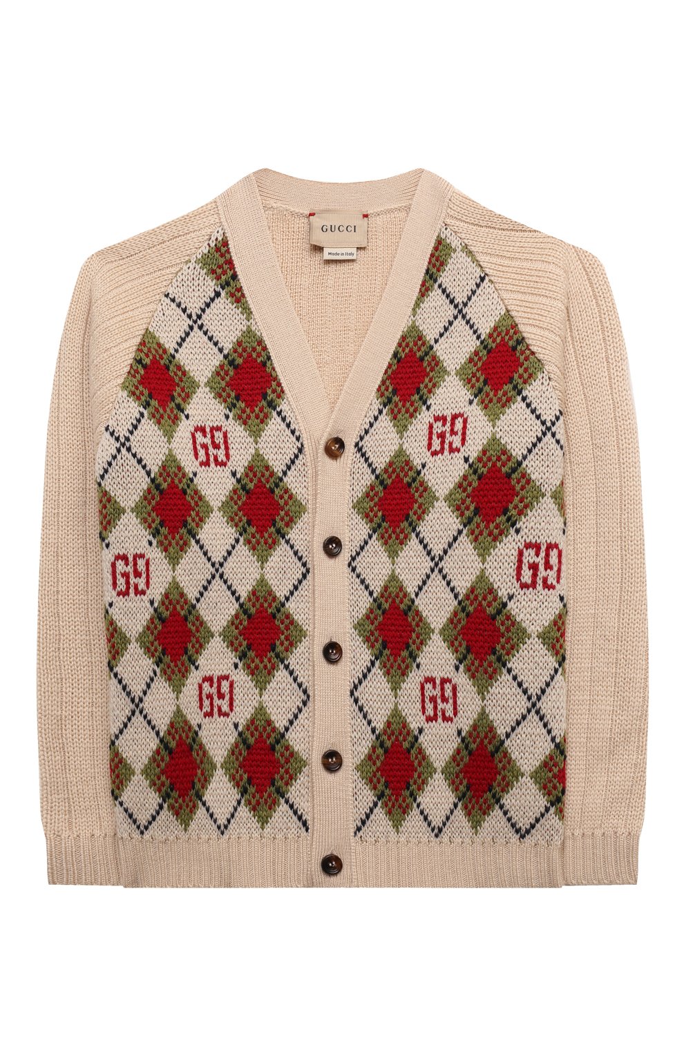 Шерстяной кардиган GUCCI, арт. 653643/XKBWI, фото 1