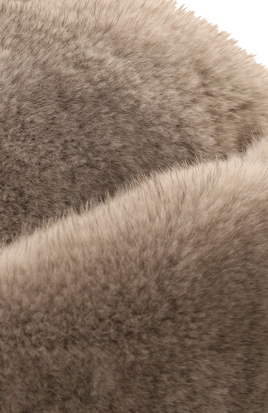 Меховая шапка-ушанка Френки из норки FurLand 0217500110309600000 Серый  0217500110309600000 Фото 3