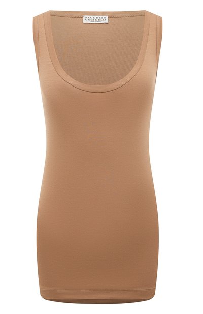 Женский хлопковый топ BRUNELLO CUCINELLI, арт. M0TC836S60