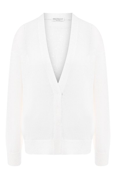 Кардиган из смеси льна и шелка BRUNELLO CUCINELLI, арт. M10550206, фото 1
