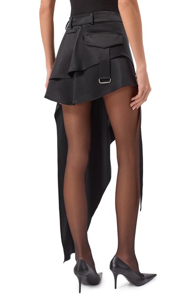 Атласная юбка SSHEENA черного цвета по цене 69950 руб., арт. 25FWGIUDA/TF25001, фото 4 Атласная юбка SSHEENA, арт. 25FWGIUDA/TF25001, фото 4