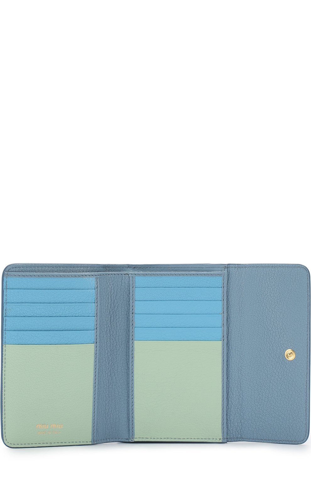 Кожаный кошелек с клапаном MIU MIU, арт. 5ML014-2BJI-F0386, фото 3