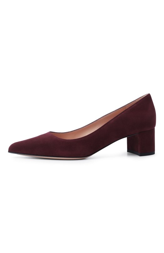 Замшевые туфли Piper 45 Gianvito Rossi G22171.45RIC.CAMR0YA Бордовый  G22171.45RIC.CAMR0YA Фото 4