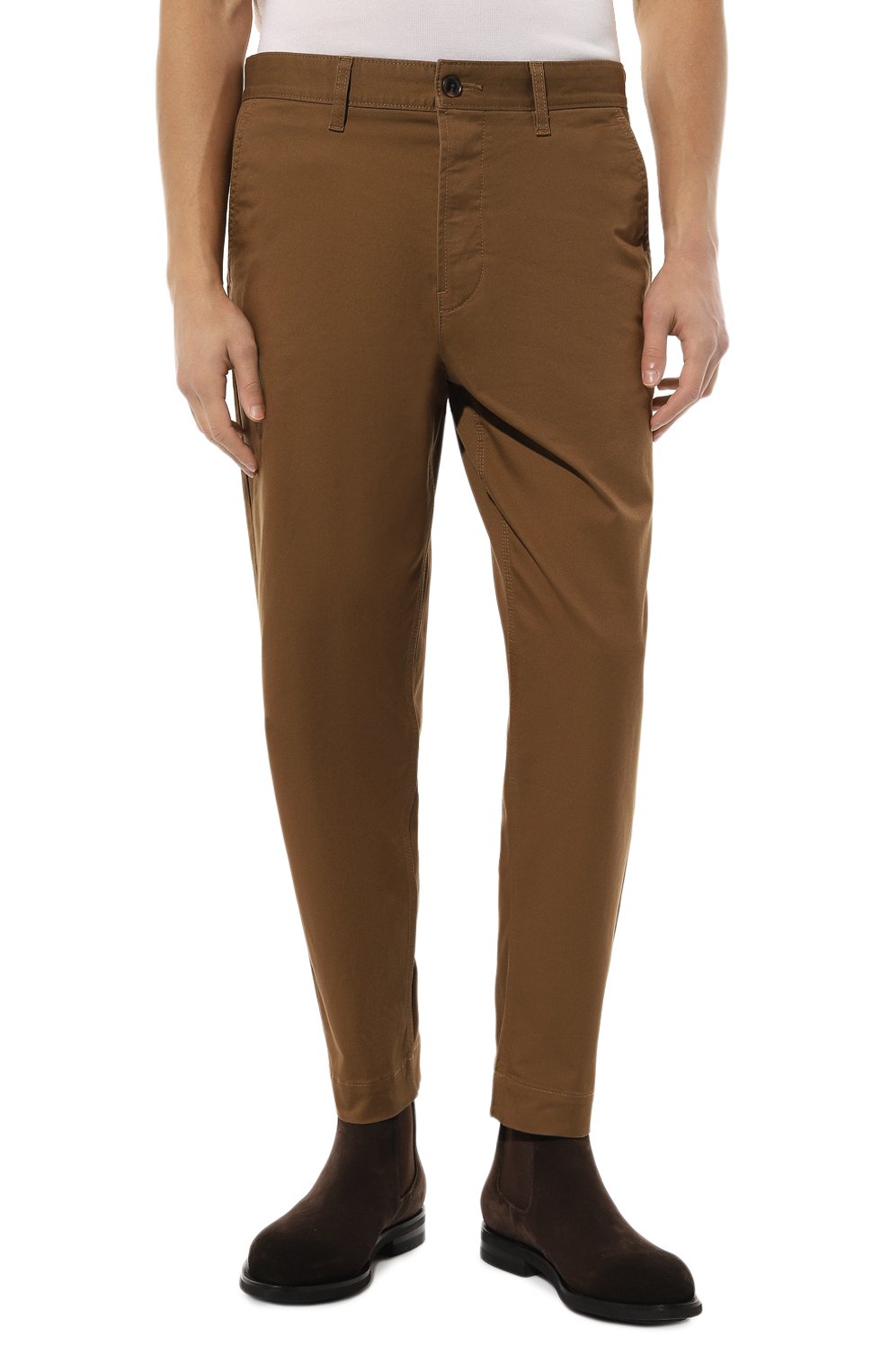 Хлопковые брюки BOSS ORANGE, арт. 50494344, фото 3