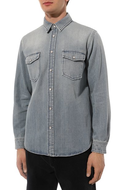 Джинсовая рубашка SAINT LAURENT, арт. 604792/Y18UA, фото 3