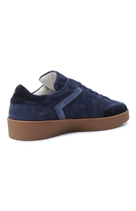 Замшевые кеды Canali 491214/RB01269 Синий  491214/RB01269 Фото 5