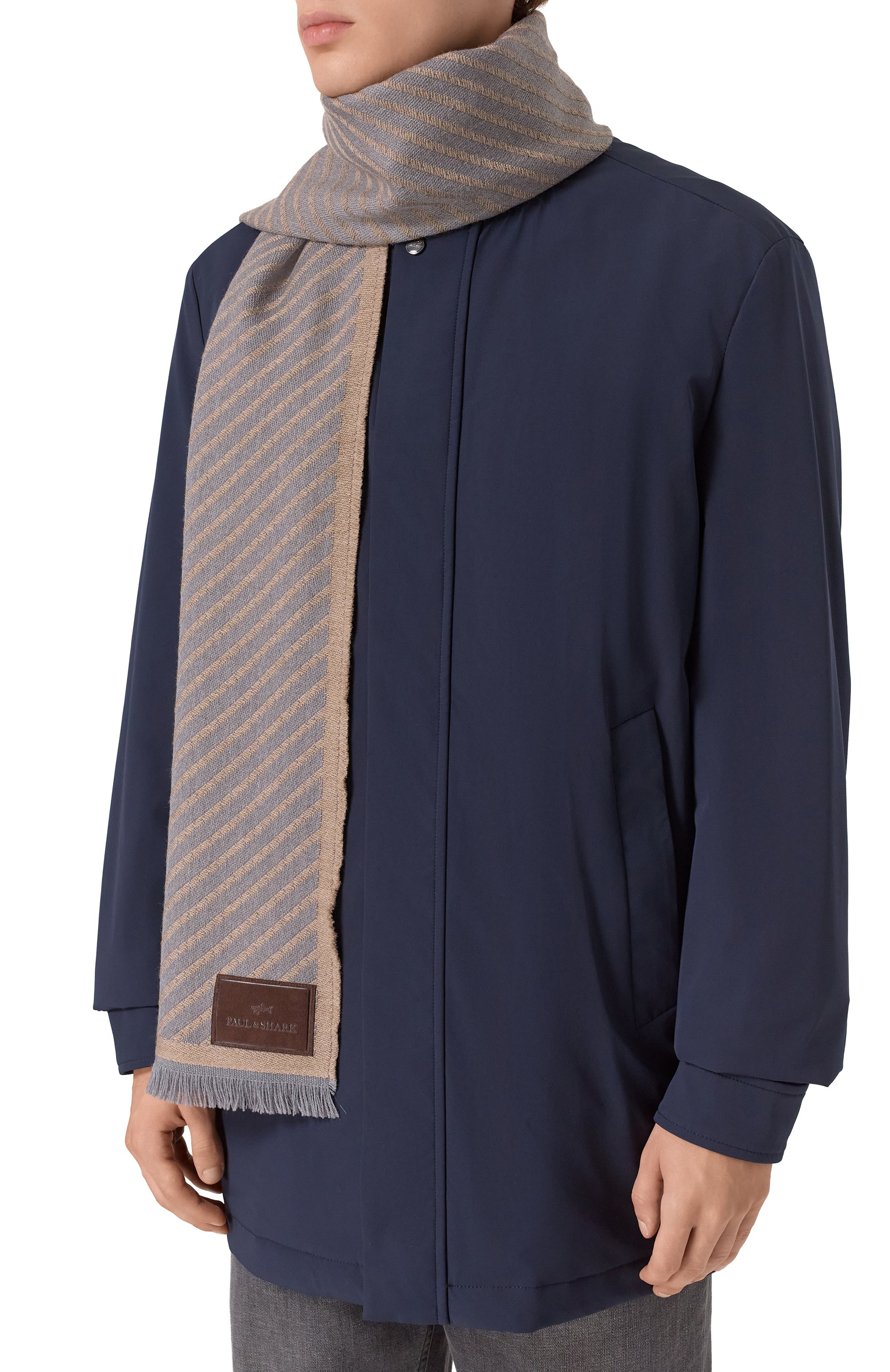 Шерстяной шарф PAUL&SHARK, арт. 15317007, фото 2