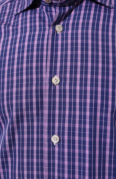 Хлопковая рубашка KITON, арт. UCIH0909720, фото 5