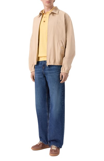 Мужской хлопковый бомбер DROLE DE MONSIEUR, арт. PERM-JT180-C0206-BG