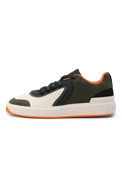 Комбинированные кеды b-skate BALMAIN, арт. XM1VI292/LGRC, фото 4