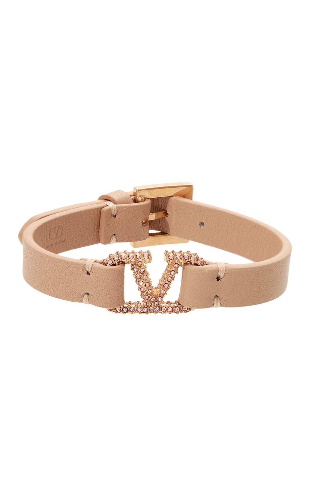 Кожаный браслет VALENTINO бежевого цвета по цене 42050 руб., арт. 3W2J0C44/KNT, фото 1 Кожаный браслет VALENTINO, арт. 3W2J0C44/KNT, фото 1