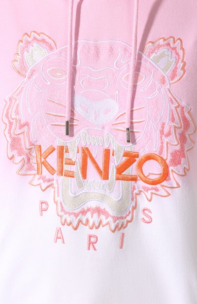 Хлопковое худи KENZO розового цвета по цене 49950 руб., арт. FA52SW8674XG, фото 5 Хлопковое худи KENZO, арт. FA52SW8674XG, фото 5