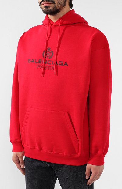 Хлопковое худи BALENCIAGA, арт. 570811/TGV70, фото 3
