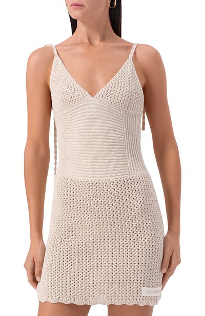 Хлопковое платье THE ATTICO, арт. 250WCA00417/CCC105AA/556, фото 3