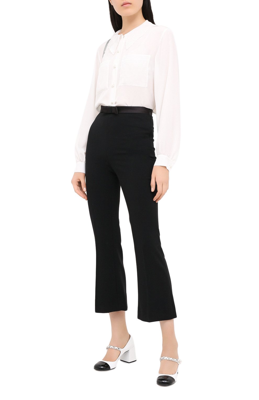 Шелковая блузка MIU MIU, арт. MK1430-102-F0K74, фото 2