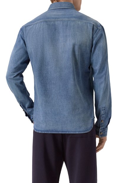Джинсовая рубашка SAINT LAURENT, арт. 823437/Y14MJ, фото 4