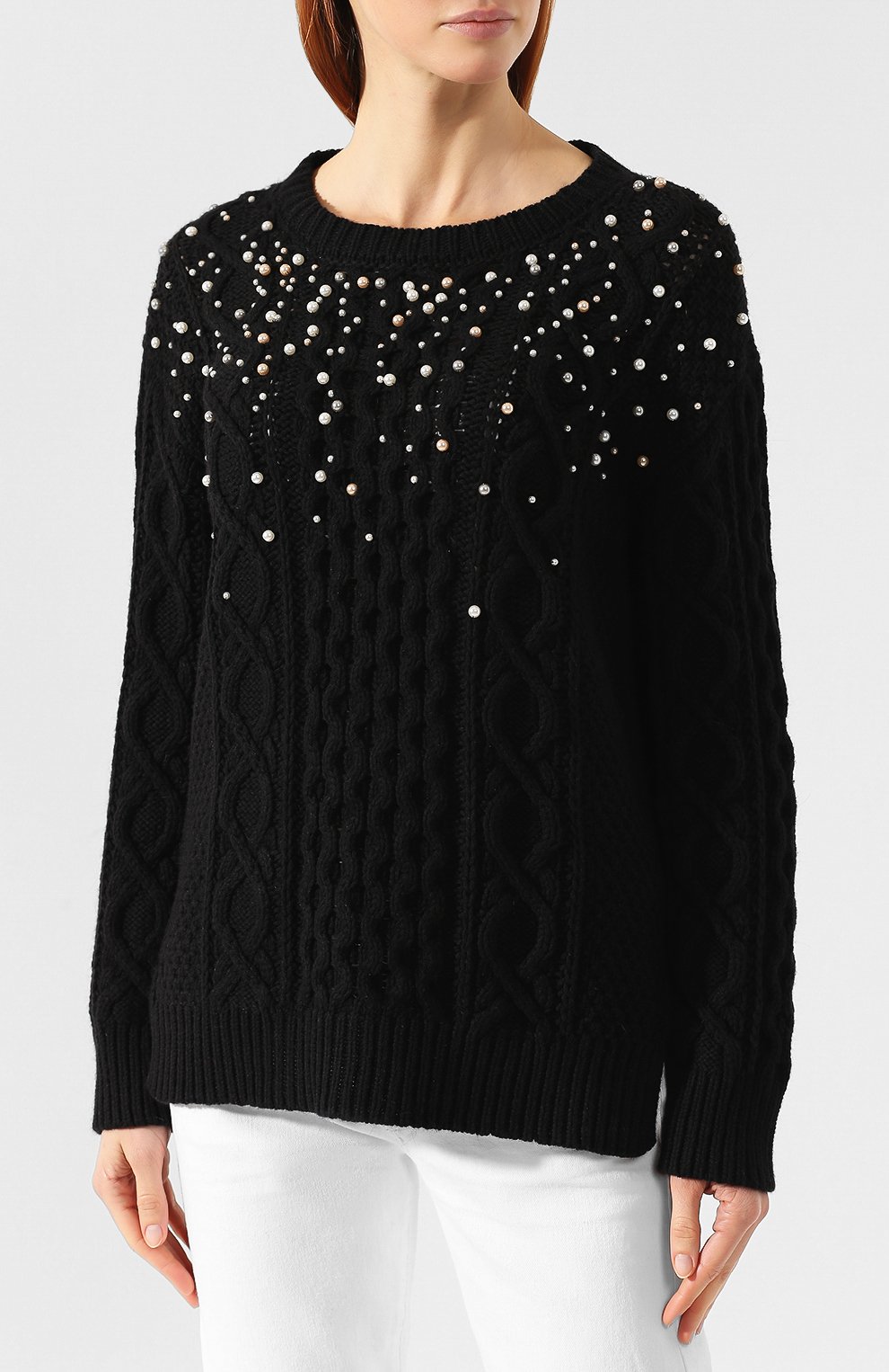 Пуловер из смеси шерсти и вискозы REDVALENTINO, арт. RR3KCA16/GTD, фото 3