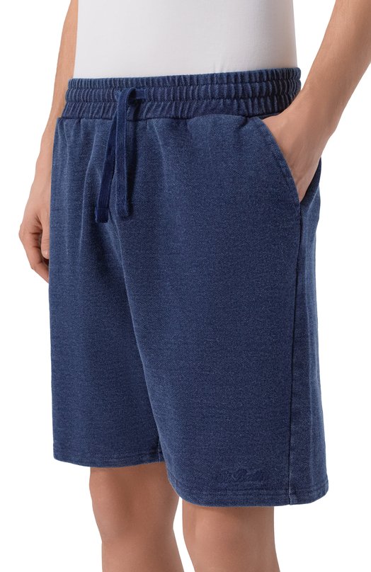 Хлопковые шорты MC2 Saint Barth RANL002-00490L/RANDLE Синий  RANL002-00490L/RANDLE Фото 3