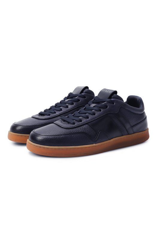 Кожаные кеды Fabi FU1201/VAR. 2321 Синий FU1201/VAR. 2321