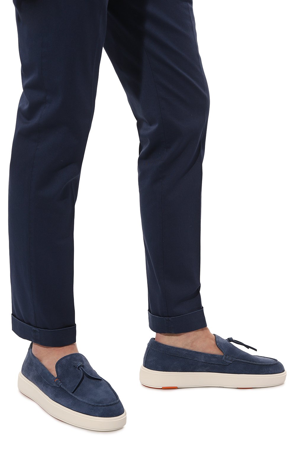 Замшевые слипоны SANTONI, арт. MBCD21439BARCSB5E82, фото 3