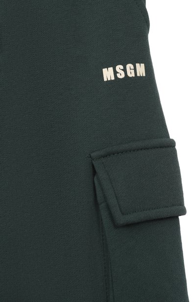 Хлопковые брюки-карго MSGM KIDS, арт. F6MSJUFP036, фото 3