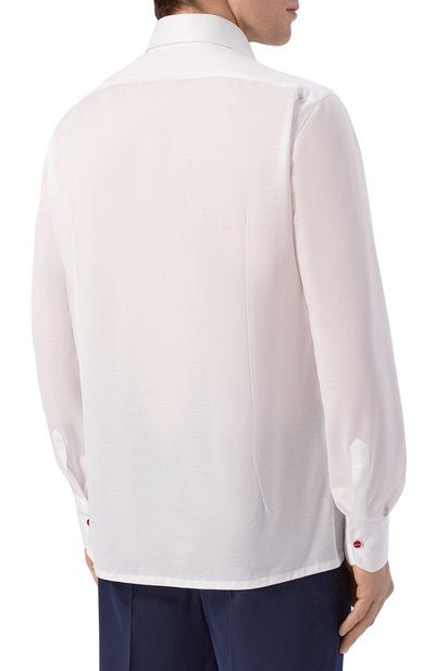 Хлопковая рубашка KITON, арт. UMCNERPH09665, фото 4