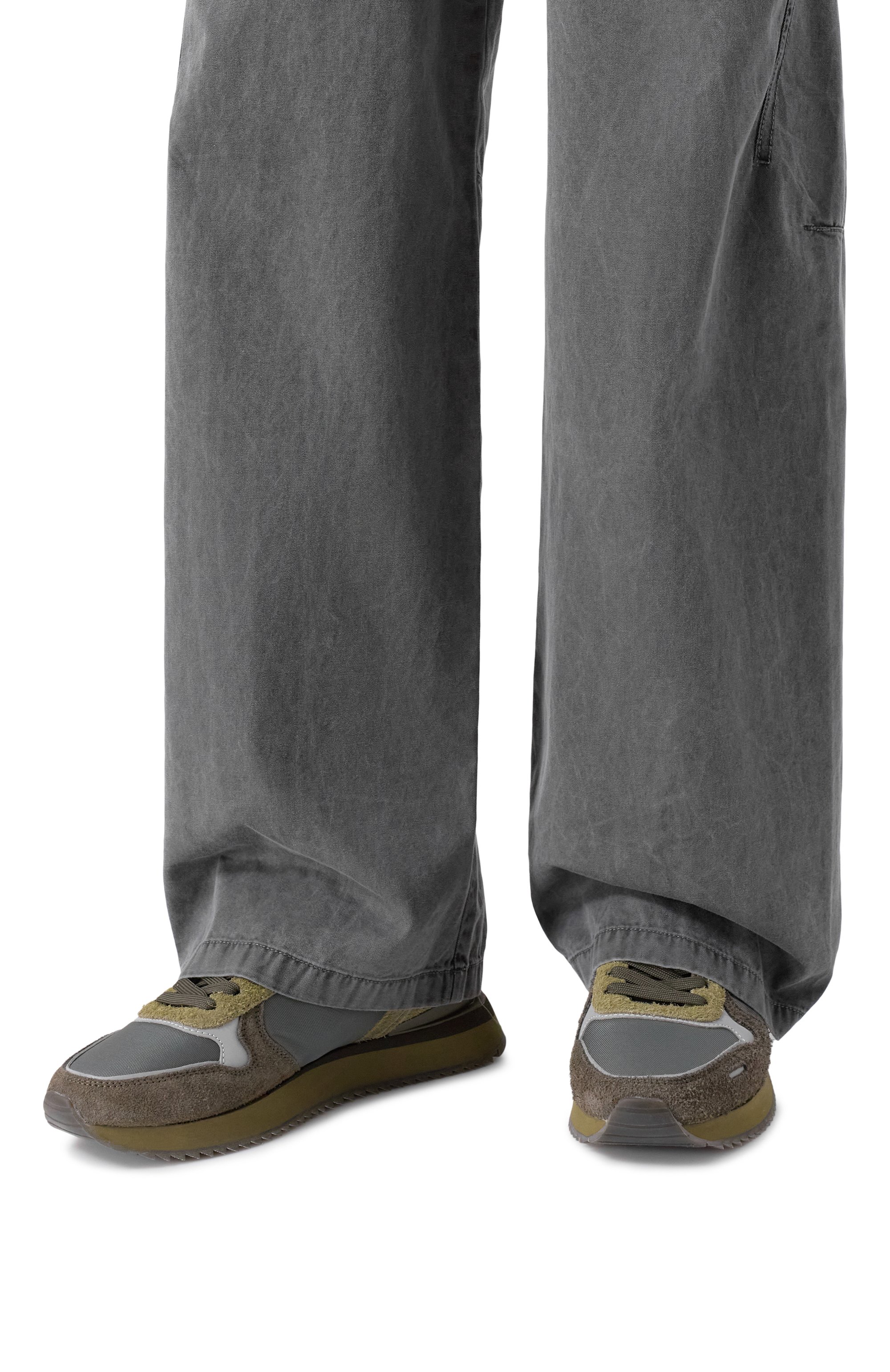 Комбинированные кроссовки puyol DIRK BIKKEMBERGS хаки цвета по цене 19950 руб., арт. 29206/CP/C, фото 3 Комбинированные кроссовки puyol DIRK BIKKEMBERGS, арт. 29206/CP/C, фото 3