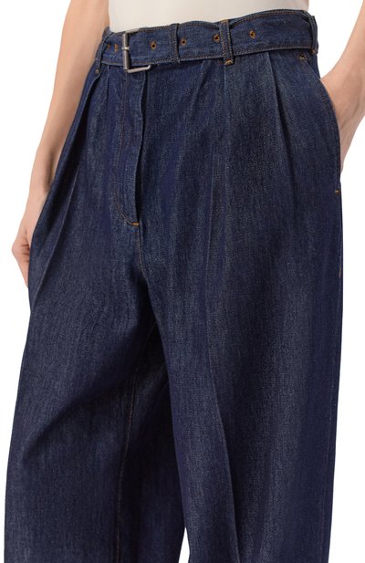 Джинсы DRIES VAN NOTEN синего цвета по цене 72200 руб., арт. 130937/3385, фото 5 Джинсы DRIES VAN NOTEN, арт. 130937/3385, фото 5