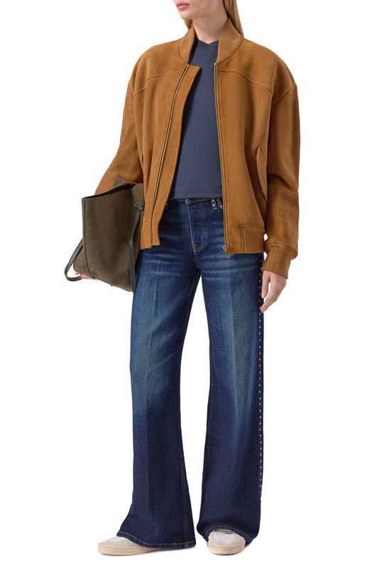 Кожаные кеды Ball Star Golden Goose Deluxe Brand GWF00832.F007591 Кремовый  GWF00832.F007591 Фото 3