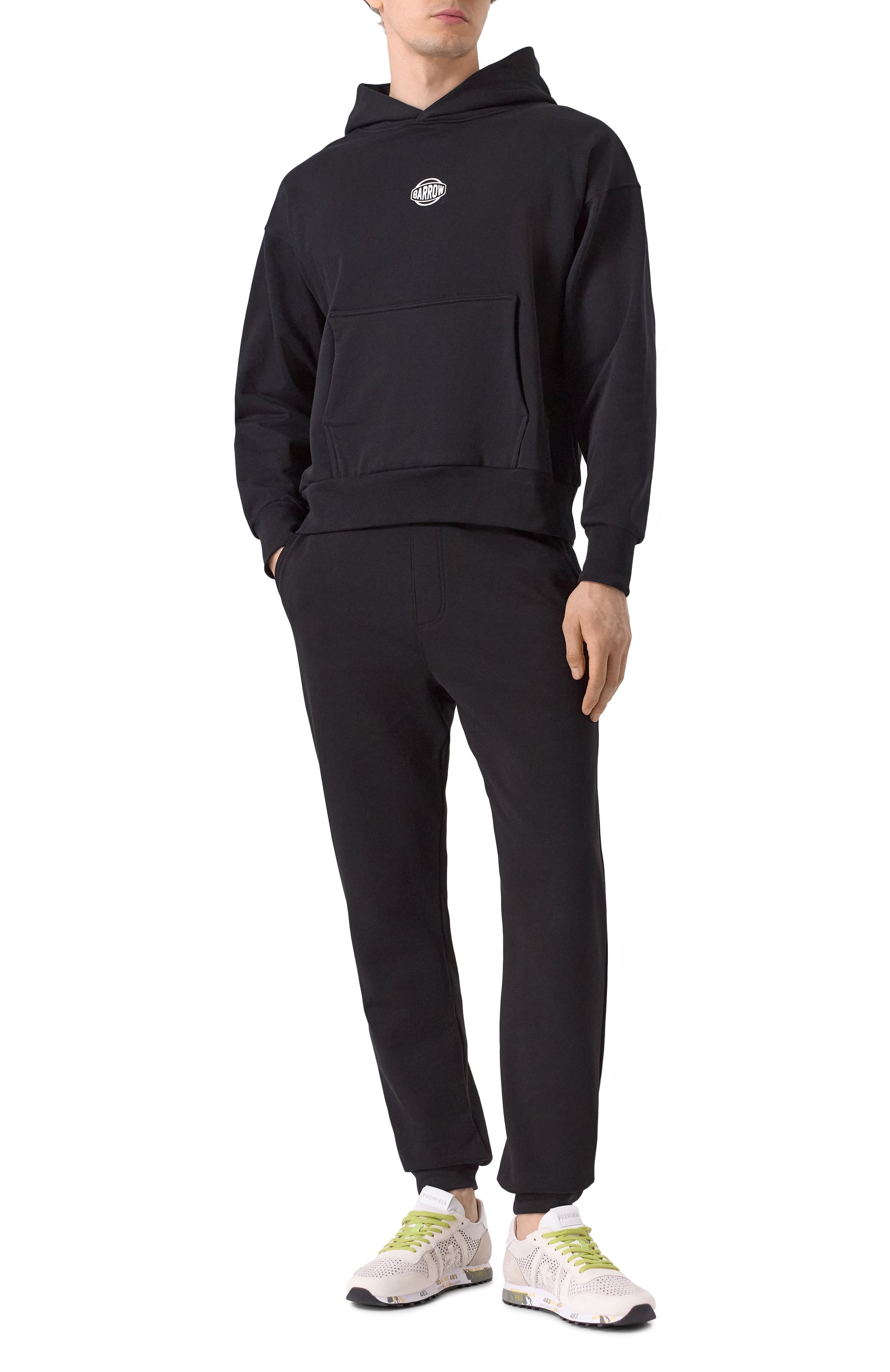Хлопковое худи BARROW, арт. S5BWMAHS158, фото 2