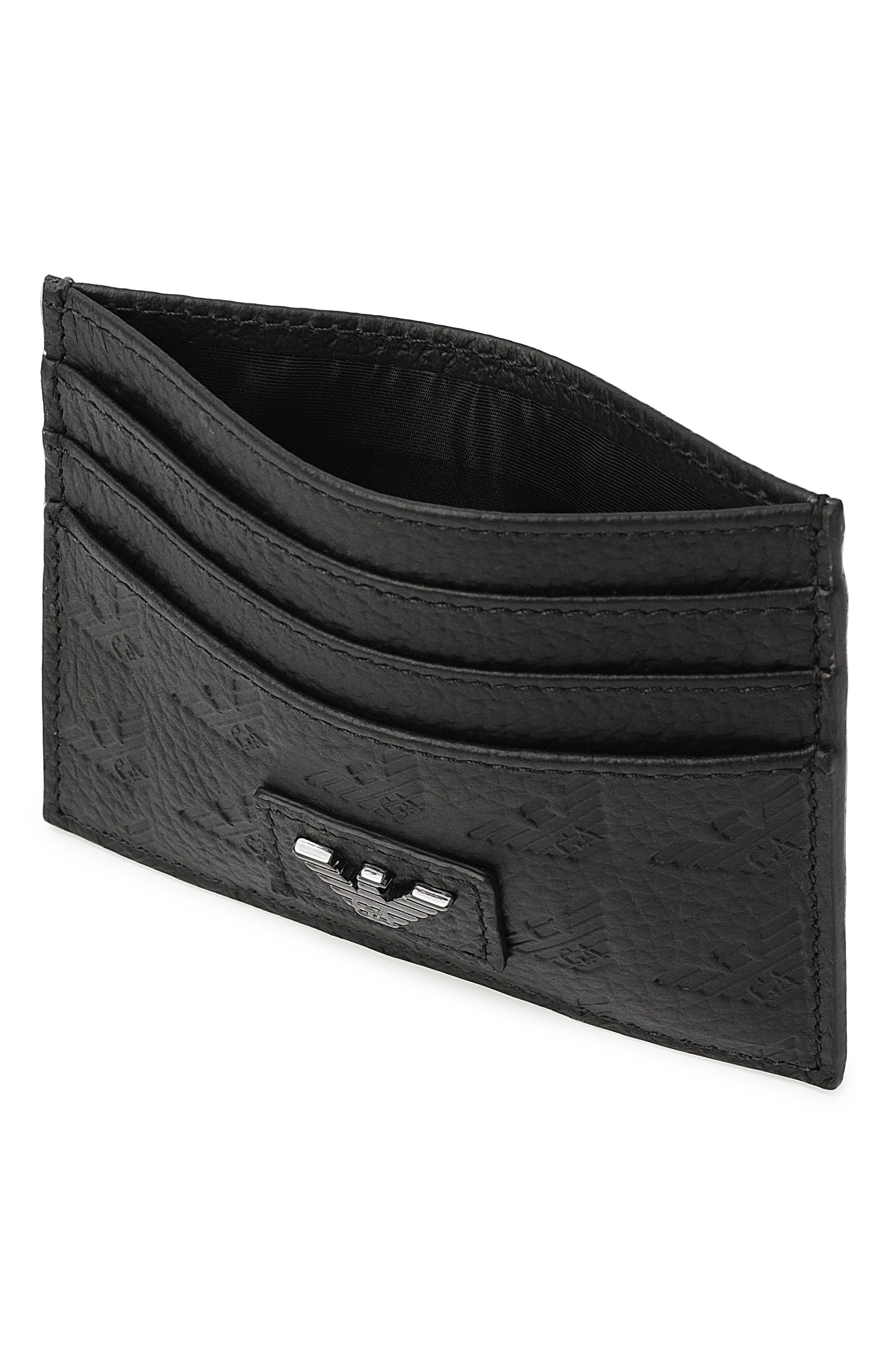 Кожаный футляр для кредитных карт EMPORIO ARMANI, арт. EM001740/AF14774, фото 3