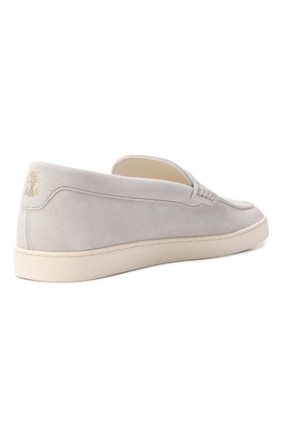 Замшевые пенни-лоферы BRUNELLO CUCINELLI, арт. MZUS0LP312, фото 4