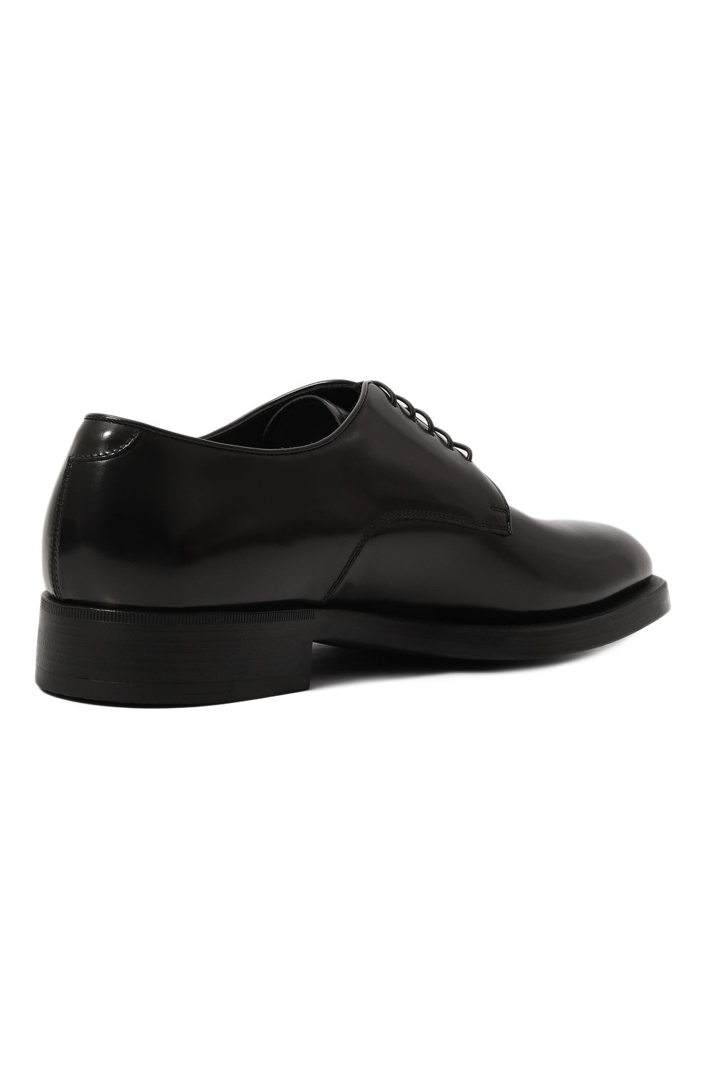 Кожаные дерби GIORGIO ARMANI черного цвета по цене 86450 руб., арт. X2C679/XF294/U, фото 5 Кожаные дерби GIORGIO ARMANI, арт. X2C679/XF294/U, фото 5