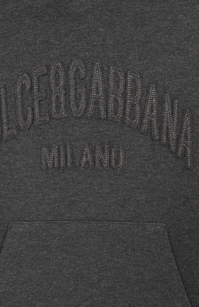 Хлопковое худи DOLCE & GABBANA, арт. L4JWMD/G7PDS/8-12+, фото 3