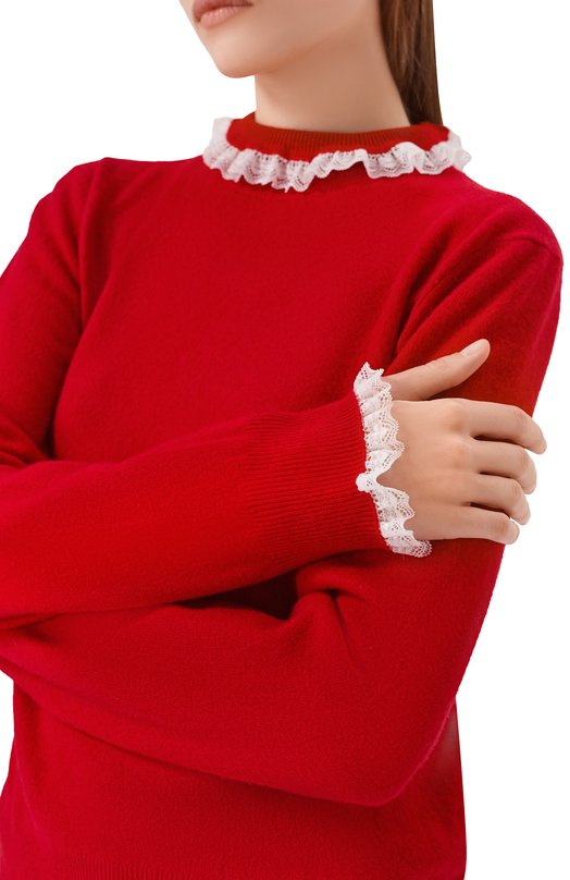 Шерстяной пуловер OLOLOL OLKN033/600/BASE Красный  OLKN033/600/BASE Фото 5