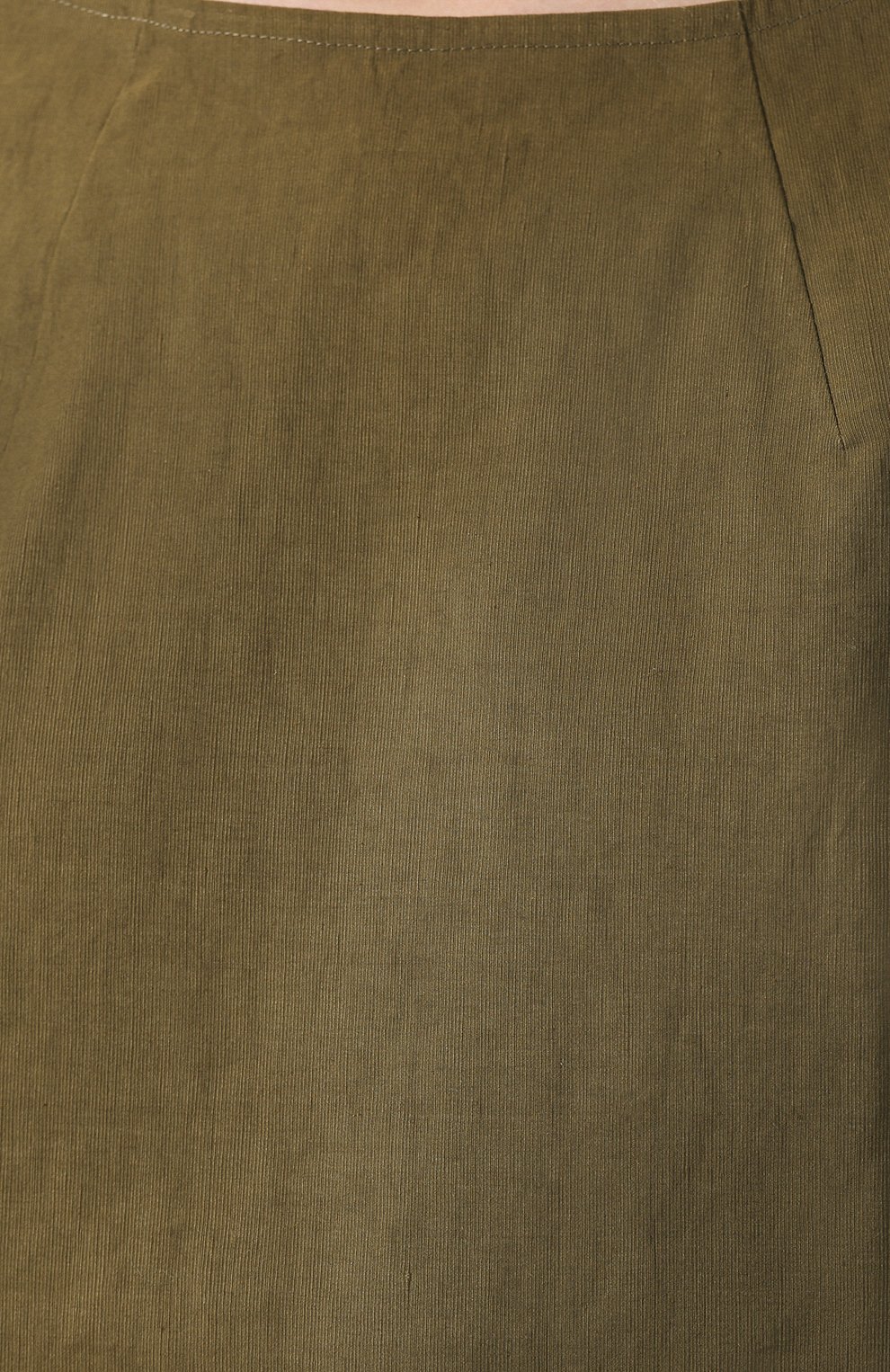 Топ из смеси льна и хлопка DRIES VAN NOTEN хаки цвета по цене 44350 руб., арт. 201-30786-9352, фото 5 Топ из смеси льна и хлопка DRIES VAN NOTEN, арт. 201-30786-9352, фото 5