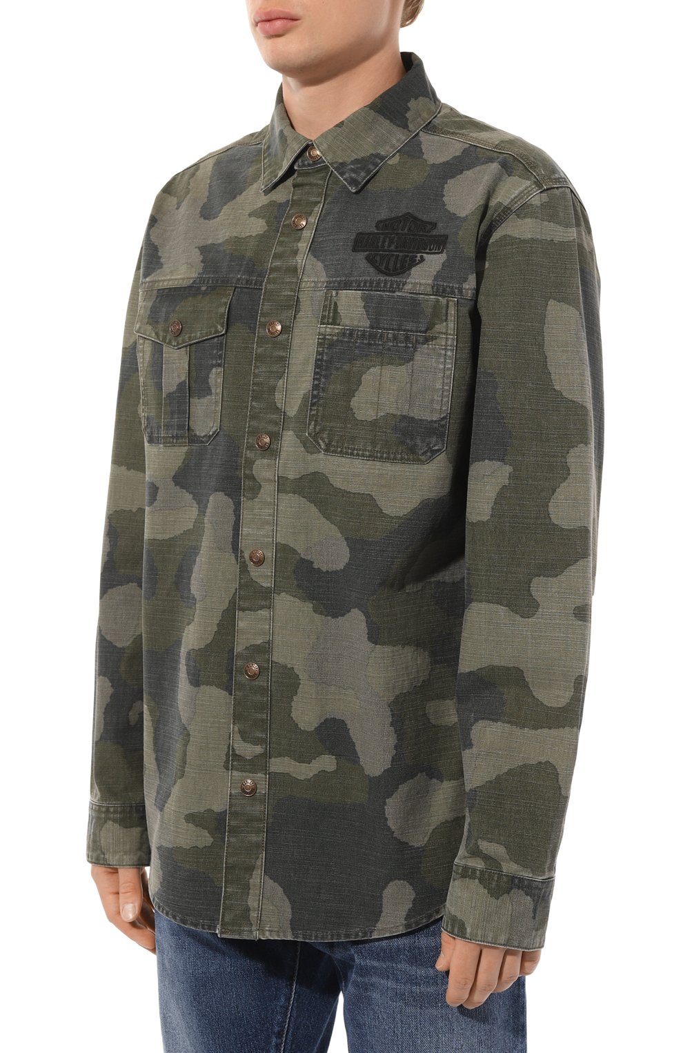 Хлопковая рубашка HARLEY-DAVIDSON, арт. 96890-23VM, фото 3