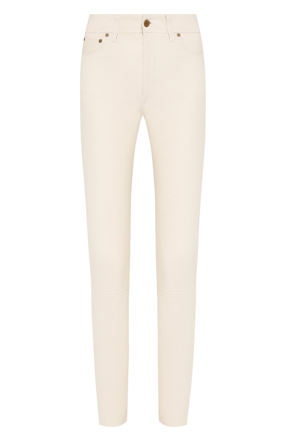 Кожаные брюки POLO RALPH LAUREN светло-бежевого цвета по цене 145000 руб., арт. 211765887, фото 1 Кожаные брюки POLO RALPH LAUREN, арт. 211765887, фото 1