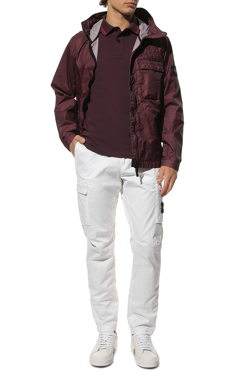 Хлопковое поло STONE ISLAND, арт. 101522S18, фото 2