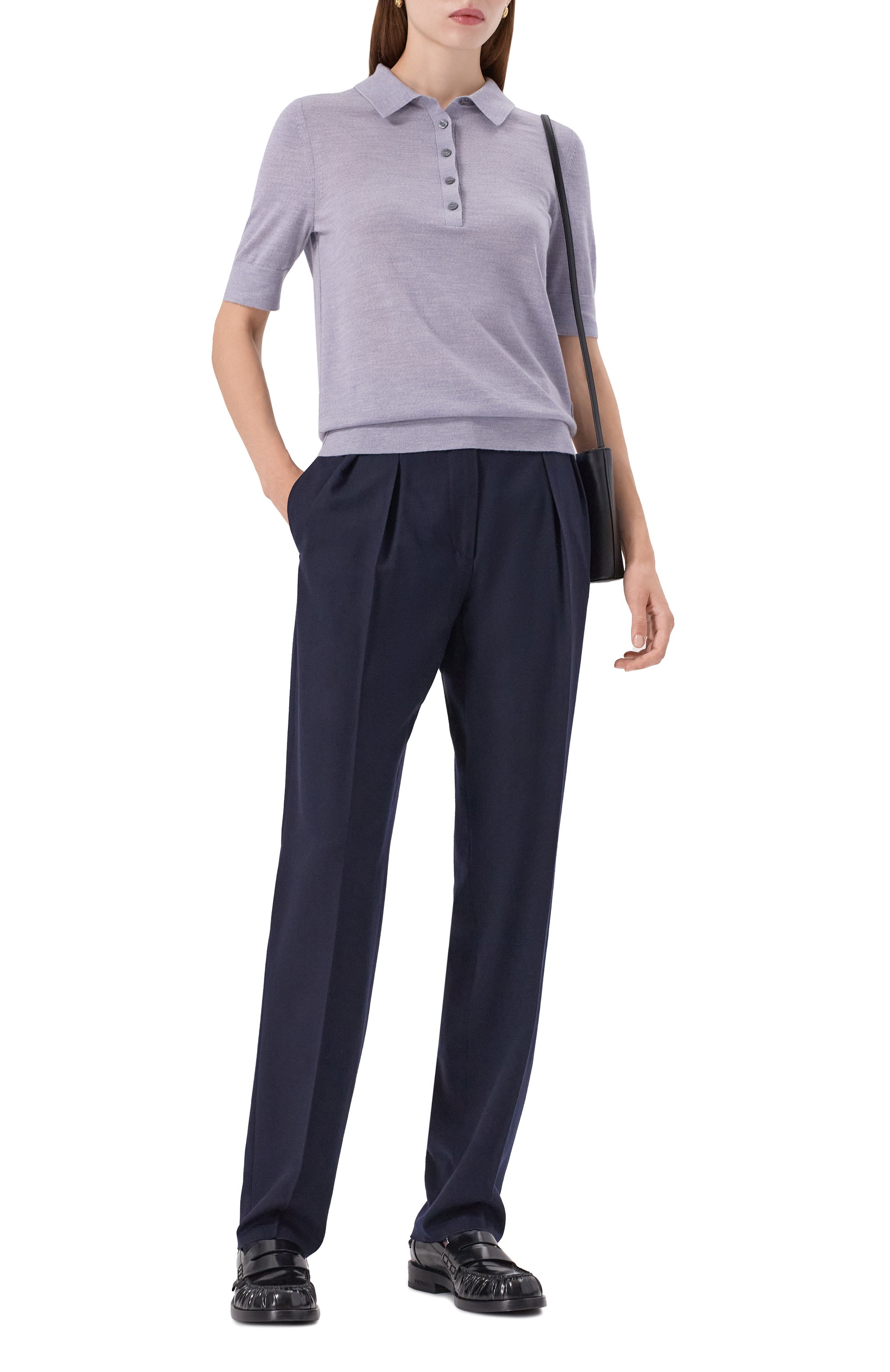 Шерстяные брюки MAX MARA, арт. NEMB0, фото 2