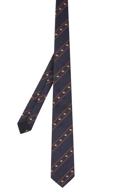 Шелковый галстук GUCCI, арт. 451528/4E002, фото 2
