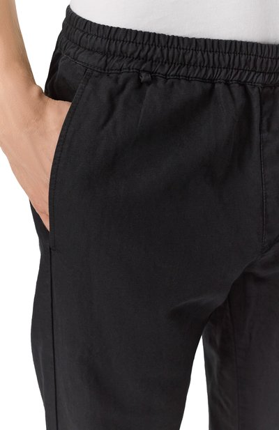 Брюки из хлопка и льна C.P. COMPANY, арт. 18CMPA062A006273G, фото 5