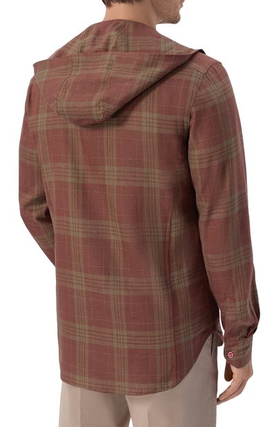 Льняная рубашка KITON, арт. UMCMARH0926910, фото 4