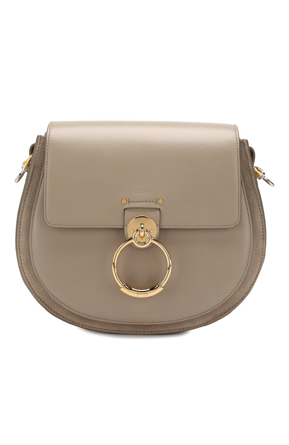 Сумка tess large CHLOÉ серого цвета по цене 199500 руб., арт. CHC18WS152A37, фото 8 Сумка tess large CHLOÉ, арт. CHC18WS152A37, фото 8