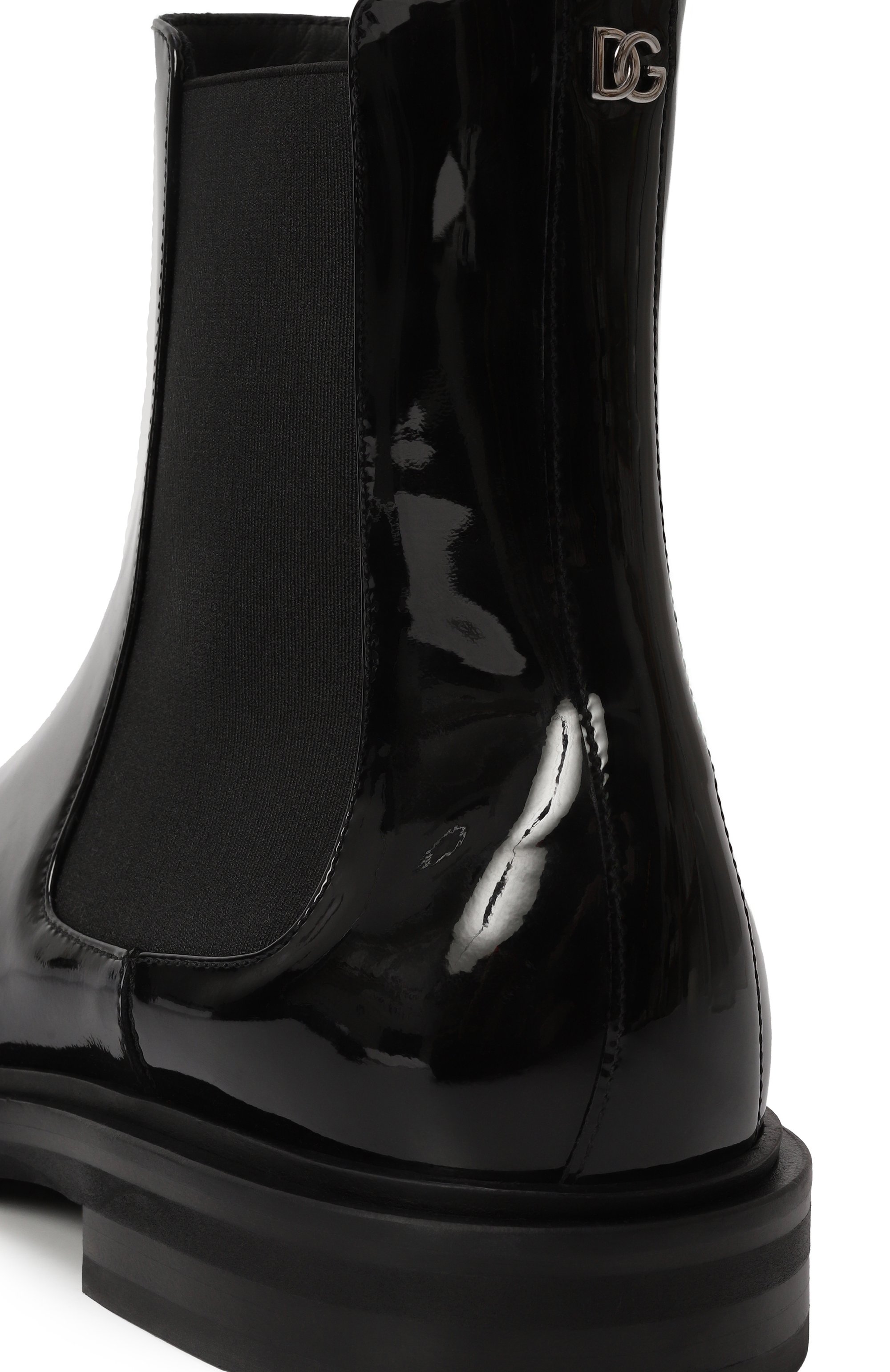 Кожаные челси altavilla DOLCE & GABBANA черного цвета по цене 72400 руб., арт. A60602/A1471, фото 7 Кожаные челси altavilla DOLCE & GABBANA, арт. A60602/A1471, фото 7