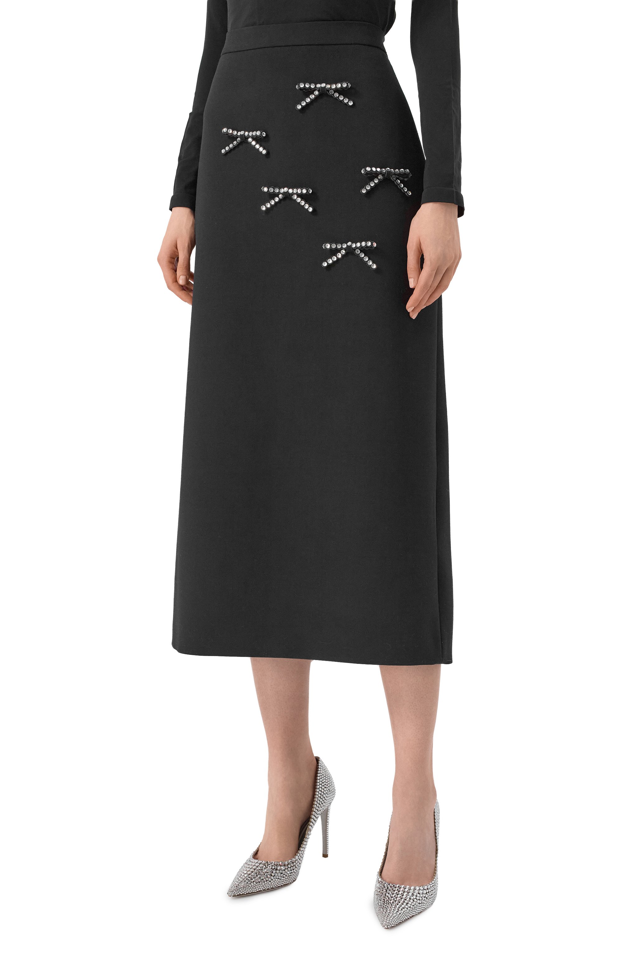 Юбка с отделкой стразами ELIE SAAB, арт. SK126_AR, фото 3